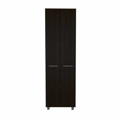 FM Furniture Pensacola, Double Door Pantry Cabinet, Five Interior Shelve - N/A - Black Wenge 10 FM Furniture Pensacola, Double Door Pantry Cabinet, Five Interior Shelve - N/A - Black Wenge - Image 8