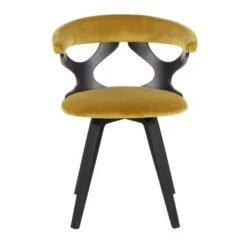 Carson Carrington Viby Mid-century Modern Swivel Dining/ Accent Chair - N/A - Yellow Velvet/Black -Gourmet Interiors 7fe9147b 6dfa 46d6 932e 568f76ab1180