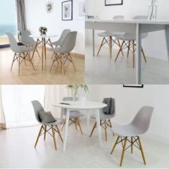 Homall Modern Dining Chairs -Set Of 4 - Grey -Gourmet Interiors 8037dccb 21eb 4238 a618 5b1a99ca66af