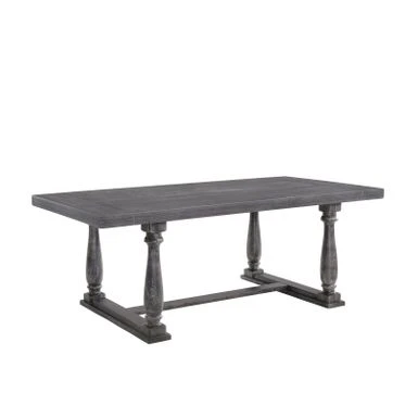 Acme The Gray Barn Martell Weathered Grey Oak Dining Table 5 Acme The Gray Barn Martell Weathered Grey Oak Dining Table - Image 3