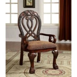 Set Of 2 Dining Arm Chairs - Cherry