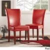 Parson Faux Leather Dining Chairs (Set Of 2) By INSPIRE Q Bold - Red 1 Parson Faux Leather Dining Chairs (Set Of 2) By INSPIRE Q Bold - Red -Gourmet Interiors 80ba2df3 07c8 45ee 8984 54a5d4f9bc2d