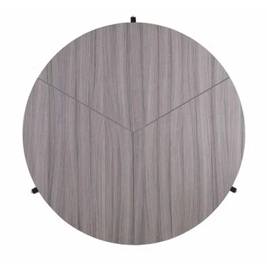 Somette Round Foldaway Dining Table - Matte Grey 12 Somette Round Foldaway Dining Table - Matte Grey - Image 10