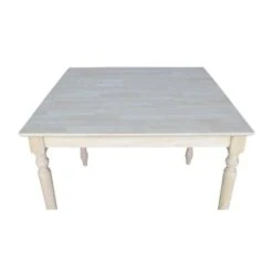 The Gray Barn Fairy Glen Unfinished Square 30-inch Shaker-style Solid Wood Dining Table - Unfinished -Gourmet Interiors 80f2a065 acc2 4562 93d4 d58595379850