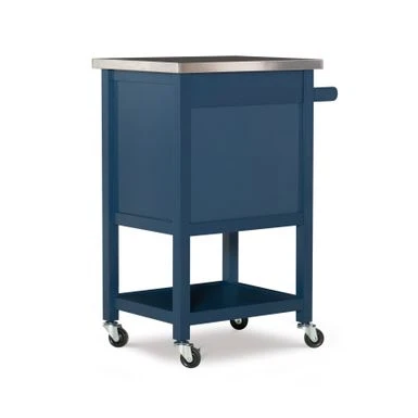 Schley Apartment Cart Navy 3 Schley Apartment Cart Navy