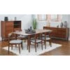 Rye Studio Buralda Walnut Rectangle Dining Table - Walnut -Gourmet Interiors 81ae4f86 2c50 4f6e 914b 3c00144bbb9f