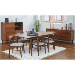 Rye Studio Buralda Walnut Rectangle Dining Table - Walnut