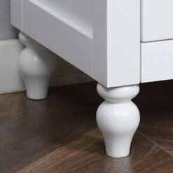 HOMCOM Modern Kitchen Sideboard, Buffet Cabinet With Storage, 4 Glass Doors, Adjustable Shelves For Living Room, Bedroom - N/A - Grey -Gourmet Interiors 82c360c8 8aa4 421b bf64 cc5cce051fec