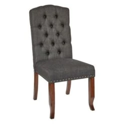 Jessica Fabric Tufted Dining Chair - Blue