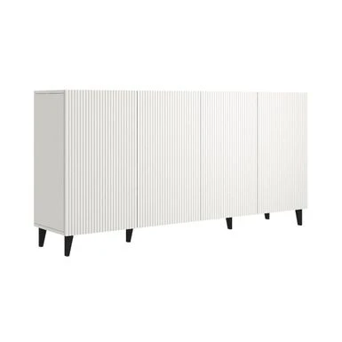 Pafos 4D 75" Sideboard - White 3 Pafos 4D 75" Sideboard - White
