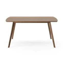 Wesley Mid-Century Modern Rectangular Dining Table 60" - Walnut -Gourmet Interiors 850c0de7 85aa 41ce 82d0 784cbc9bc876