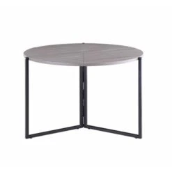 Somette Round Foldaway Dining Table - Matte Grey 18 Somette Round Foldaway Dining Table - Matte Grey -Gourmet Interiors 86123414 1ffb 4f0f 8d44 45e7cce314cd