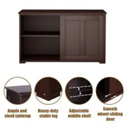 Copper Grove Okhangaron Wooden Storage Cabinet With Sliding Doors - Brown 15 Copper Grove Okhangaron Wooden Storage Cabinet With Sliding Doors - Brown -Gourmet Interiors 8654a09e 2ace 471e 97d6 98ca6630c021