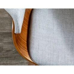 Carson Carrington Sauda Mid-century Modern Chair - N/A - Charcoal Fabric/Walnut -Gourmet Interiors 873623f3 bbbd 4486 873b 862793a0b288