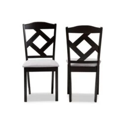 Copper Grove Monongahela Contemporary Fabric Dining Chair Set - Brown -Gourmet Interiors 889d7d17 6c24 499f 8046 973dd81b8740