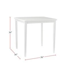 5 Piece Square Counter Height Dining Set - Oak And Black -Gourmet Interiors 89583b90 c260 464b aff5 8a009fd40138