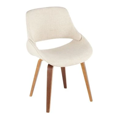 Carson Carrington Svellingen Mid-Century Modern Cross Frame Bent Wood Chair (Set Of 2) - Cream Faux Leather 7 Carson Carrington Svellingen Mid-Century Modern Cross Frame Bent Wood Chair (Set Of 2) - Cream Faux Leather - Image 5