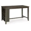 Rokane Rectangular Counter Table W/Storage 2 Rokane Rectangular Counter Table W/Storage -Gourmet Interiors 8ca130cd 77ce 4fa5 b733 98dce63e9ce7