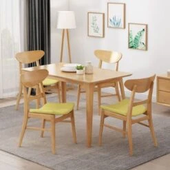 Idalia Mid-century Modern Dining Chairs (Set Of 4) By Christopher Knight Home - Dark Gray + Walnut -Gourmet Interiors 8d191af8 2676 4cbb aef9 97565f9463cc