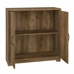 Cabot Small Entryway Cabinet With Doors By Bush Furniture - Harvest Cherry -Gourmet Interiors 8db256fa a658 4d44 a9e5 7837194d4669