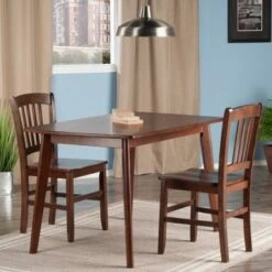 Shaye 3-PC Set Dining Table W/ Slat Back Chairs -Gourmet Interiors 8dd2bc1b a516 4219 98e4 2ad99fc0e9a6