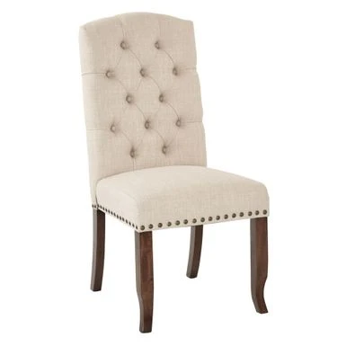 Jessica Fabric Tufted Dining Chair - Blue 7 Jessica Fabric Tufted Dining Chair - Blue - Image 5