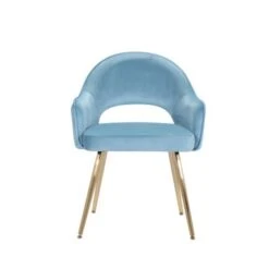 Porthos Home Fifer Velvet Dining Chair - Grey -Gourmet Interiors 8f685a21 e623 45d0 98c4 f641b183d113