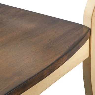 Lifestorey Montauk Solid Wood Dining Chair - Antique White/Oak - Set Of 2 9 Lifestorey Montauk Solid Wood Dining Chair - Antique White/Oak - Set Of 2 - Image 7