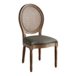 Stella Oval Back Chair - Linen -Gourmet Interiors 9031f664 323e 47d7 aee4 5c71846810fa