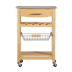 Denton Kitchen Island With Granite Top Natural 14 Denton Kitchen Island With Granite Top Natural -Gourmet Interiors 90c039d5 09fa 4246 aa80 8f9127b63be0