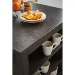 Gray Caitbrook Rectangular Dining Room Counter TBL Set(3/CN) -Gourmet Interiors 93655b25 f0a7 43e7 88a6 2a49f57a1884
