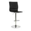 Upholstered Adjustable Bar Stools Black And Chrome (Set Of 2) -Gourmet Interiors 93be49d2 2ab2 4d3b a99a aa8ebcb55562