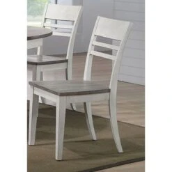 The Gray Barn Avalon 5-piece Contemporary Dining Set In Stormy White And Ash - Round - 6 -Gourmet Interiors 9405e6bb 9db2 4e05 9b08 63e7c6a45662