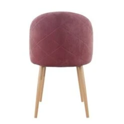 Porthos Home Jailyn Armless Metal And Velvet Dining Room Chair - Blue -Gourmet Interiors 94192fb8 2984 46c3 af74 f5c42349cb0b