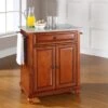 Cambridge Solid Granite Top Portable Kitchen Island In Classic Cherry Finish 1 Cambridge Solid Granite Top Portable Kitchen Island In Classic Cherry Finish -Gourmet Interiors 94efe78d a14f 486e 8c81 93fb6cb3e8f8