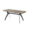 Andes Ceramic And Metal Rectangular Dining Room Table - Grey -Gourmet Interiors 9507eb12 1996 4323 9435 6f413e3c753a