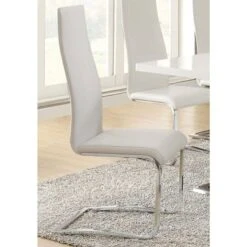 Set Of 4 Side Chairs With Metal Legs - Black -Gourmet Interiors 9702e964 650a 4860 99f3 78981f0174ee