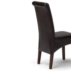 WYNDENHALL Franklin Transitional Deluxe Parson Dining Chair (Set Of 2) - 17.7"w X 19.7"d X 40.2"h - Satin Cream -Gourmet Interiors 98136336 5155 4775 b26f 33cbcd2c3091