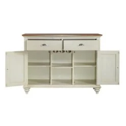 The Gray Barn Ocean Isle Bisque With Natural Pine Buffet - Brown -Gourmet Interiors 985ec408 fc36 421d 8381 620b409c4346