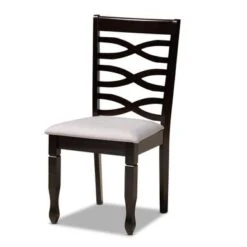 Baxton Studio Leda Modern And Contemporary 5-Piece Dining Set - Grey -Gourmet Interiors 98837d1c a29c 4a71 a1fc 05b2ea603763