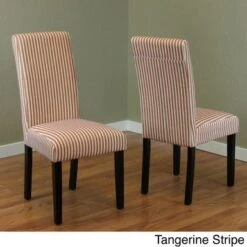 MONSOON Villa Set Of 2 Stripe Linen Dining Chairs - Villa Blue Stripe Linen Dining Chairs (Set Of 2) -Gourmet Interiors 9892578c 7af1 472e bac5 58344607e273