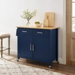 Tristan Kitchen Island/Cart - Gray -Gourmet Interiors 9922e277 9bd4 47a8 a604 a853abc3daa4