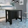 Boahaus Le Havre Kitchen Island (Black - Brown) - Black - Brown -Gourmet Interiors 994e0c6c 7417 47e4 acf7 1cb6bde456d2