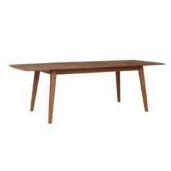 Rye Studio Santos 75-92 X 37 Mid-Century Extension Dining Table - Walnut -Gourmet Interiors 99b3777a 9e8f 4ec8 bebe 97bdbe7dcf57