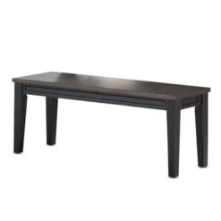 Ralston Two-Tone Ebony And Driftwood Dining Bench By Greyson Living - Two-tone Ebony And Driftwood -Gourmet Interiors 9b487401 4b95 41f9 aef9 d4b1862d5080