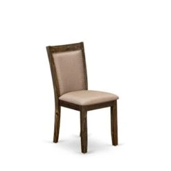 Dining Table Set - A Dining Table With Trestle Base And Dining Chairs - Distressed Jacobean Finish (Pieces And Bench Option) - V777MZ716-6 -Gourmet Interiors 9c9177dd 1497 4aa3 9144 f89a96995506