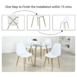 Sicotas 4 Piece Dining Chairs Set For Kitchen Living Room - Grey/Black -Gourmet Interiors 9ccdd3f6 7a0e 4135 a7fe cdec4859cf57