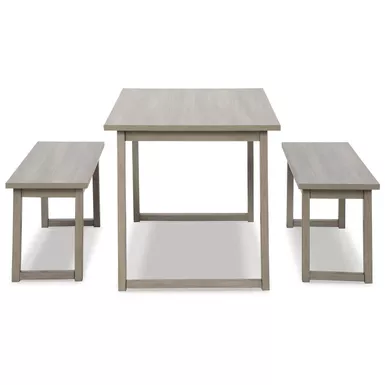 Loratti Dining Table And Benches (Set Of 3) 5 Loratti Dining Table And Benches (Set Of 3) - Image 3