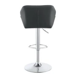 Adjustable Bar Stools Chrome And Grey (Set Of 2) -Gourmet Interiors 9d382548 5b10 4ff3 adb0 952896156e74