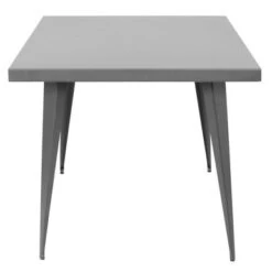 Austin Industrial Dining Table 32" X 32" - Austin Industrial Dining Table Silver -Gourmet Interiors 9d96bac9 37d7 40c6 bf30 cfeea057d798